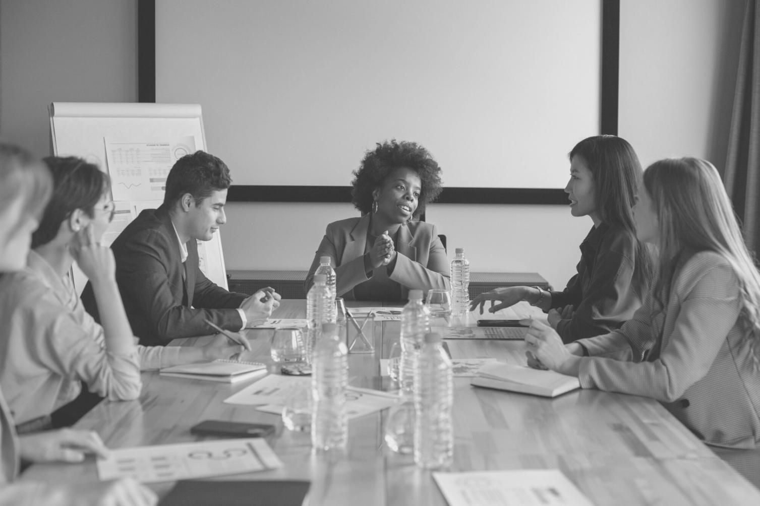 Financial terminology workshop session with collaborative learning